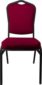 Krzesło Vega tkanina Welur bankietowe konferencyjne stelaż metalowy : Kolor Stelaża - Czarny , Kolor tkaniny - VELVET - MG31