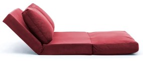 Bordowa rozkładana sofa 120 cm Taida – Balcab Home