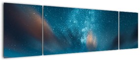 Obraz niebieskiej drogi mlecznej (170x50 cm)