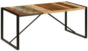 Wielokolorowy stół drewniany 90x180 – Fulo 4X