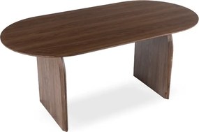 Stół Owalny TINO 190 cm Orzech Japandi