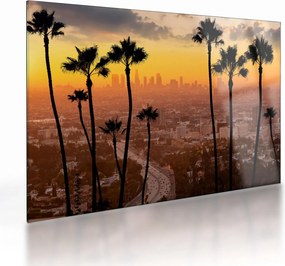 Obraz na szkle - Panorama Los Angeles (70x50 cm)