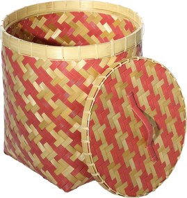 Kosz z pokrywą Stripes 37,5x41cm