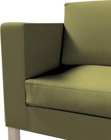 Pokrowiec na sofę Karlanda rozkładaną, krótki kolor zielony tkanina strukturalna