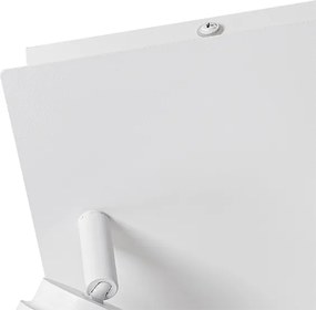 Nowoczesny reflektor łazienkowy biały kwadratowy 2-punktowy IP44 - Ducha