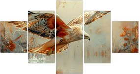 Obraz - Ptak drapieżny (125x70 cm)