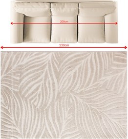 Dywan Velora beige 160x230 cm