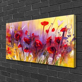 Obraz na płótnie Graficzna Interpretacja Flory