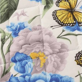 Letnia kołdra BUTTERFLY AND FLOWER 140x200 cm, kolorowa