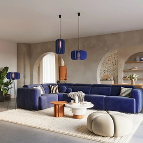 Nowoczesna granatowa lampa glamour R4-T74