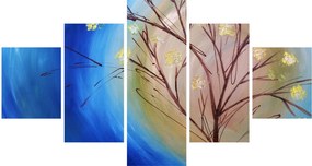 Obraz - Drzewo zakrywające słońce (125x70 cm)