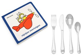 Sztućce dla dzieci ze stali nierdzewnej w kolorze srebra 4 szt. Miffy – Zilverstad