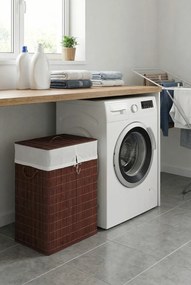 Pojemnik bambusowy zamykany brązowy L2-W00