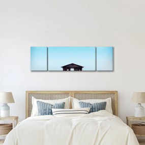Obraz domu nad morzem (170x50 cm)