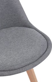 Zestaw 4 Krzese Synk Tkanina