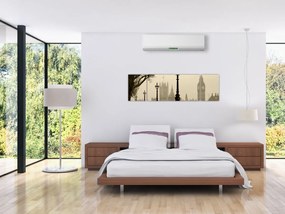 Obraz - Londyn we mgle, Anglia (170x50 cm)