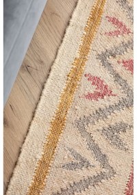 Kremowy dywan z juty tkany ręcznie 80x150 cm Roya Imani – Elle Decoration