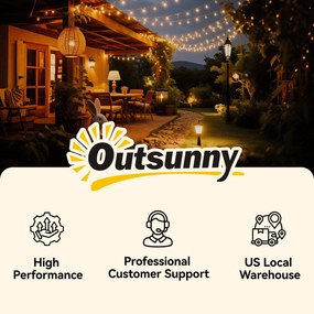 Outsunny 85 cm Zewnętrzna Fontanna, Czteropoziomowa Dekoracyjna Fontanna, Sztuczny Wodospad z Oświetleniem LED i Pompą, Szara