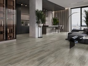 Mexen La Porte próbka paneli winylowych SPC 6,5 mm, podkład IXPE 1,5 mm, 4 V-Fuga, Dąb - F1026-S