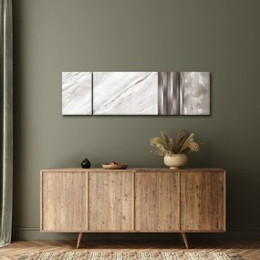 Obraz - Marmur ze srebrnymi liniami (170x50 cm)