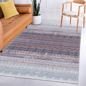 Fioletowo-szary dywan odpowiedni do prania 160x230 cm Vintage Stripe – Mila Home