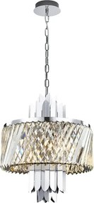 Lampa wisząca glamour chrom - K572- B3-W36