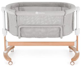 PETITE&MARS - Łózeczko dziecięce 2w1 GLORY szary