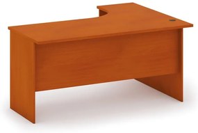 Biurko ergonomiczne MIRELLI, lewe, czereśnia