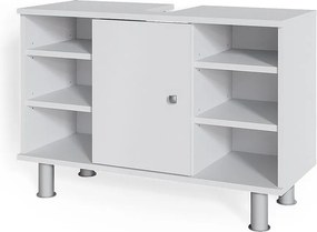 Szafka pod umywalkę biały 80x32x54 fynn