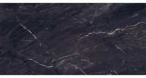 Mexen Sintra Black próbka gresu szkliwionego rekt. G1, płytka podłogowo-ścienna, wysoki połysk - TL204-00-S