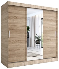 Szafa przesuwna dąb sonoma 200 cm - Massi 6X