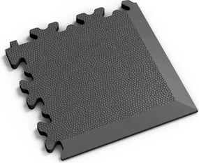 Element narożny Fortelock Industry, 145 × 145 mm, grafit/skóra