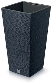 Doniczka FURU SQUARE 24 cm, antracyt, 24 cm