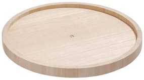 Obracany organizer kuchenny z drewna paulownia iDesign, ø 26,7 cm