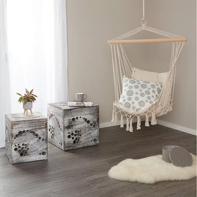 Stolik kawowy 45x45x45 cm Szary