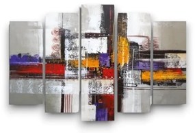 5-częściowy obraz na płótnie Abstract