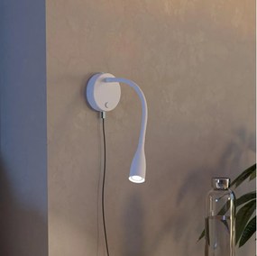 Eglo 901782 - Giętna lampa ścienna LED z USB OLIVANDINO LED/3,8W/230V biała