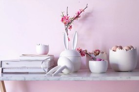 Biały porcelanowy pojemnik ELARIA KANIN - różne rozmiary Wielkość: M