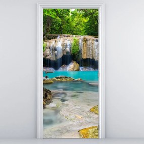 Fototapeta na drzwi - Wodospady (95x205cm)