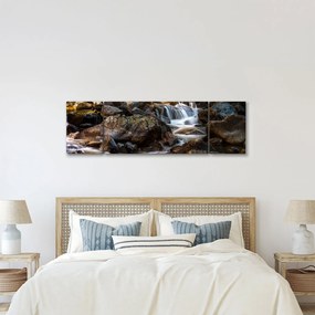 Obraz skalistego strumienia (170x50 cm)