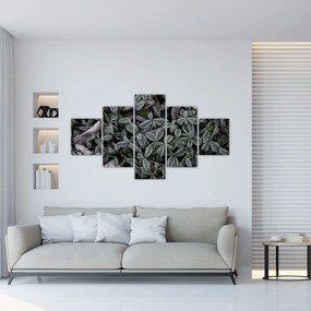 Obraz - Zamrożone rośliny (125x70 cm)