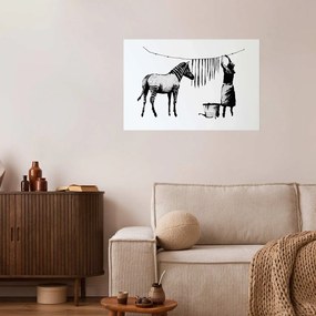 Plakat Banksy: Pranie 42x29,7 cm bez ramy bez marginesu ARTGEIST B