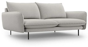 Jasnoszara sofa Cosmopolitan Design Vienna, 200 cm