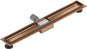 Mexen Flat korpus do odpływu liniowego 70 cm, miedź szczotkowana - 1C15070