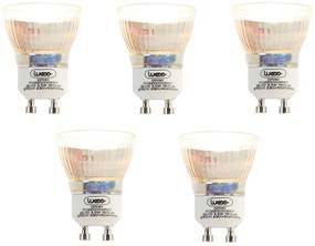 Zestaw 5 żarówek LED GU10 35 mm 3,5 W 180 lm 2700 K