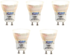 Zestaw 5 żarówek LED GU10 35mm 3.5W 180 lm 2700K