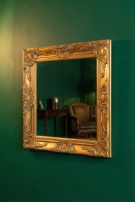 Kwadratowe Wiszące Lustro W Ramie W Stylu Glamour F9-L63