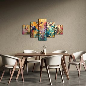 Obraz - Abstrakcyjny obraz natury (125x70 cm)