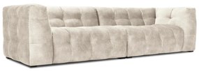 Beżowa aksamitna sofa Windsor &amp; Co Sofas Vesta, 280 cm