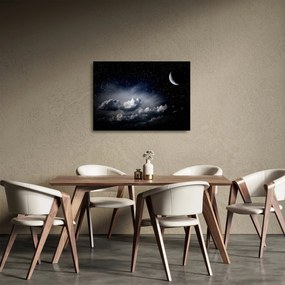 Obraz na szkle - Gwiaździste niebo (70x50 cm)
